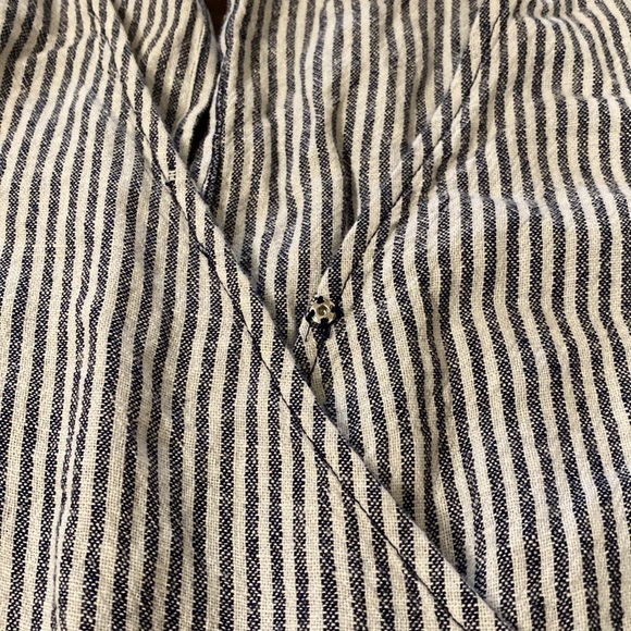 OLD NAVY Striped Waist Defined Faux Wrap Jumpsuit - Picture 8 of 13